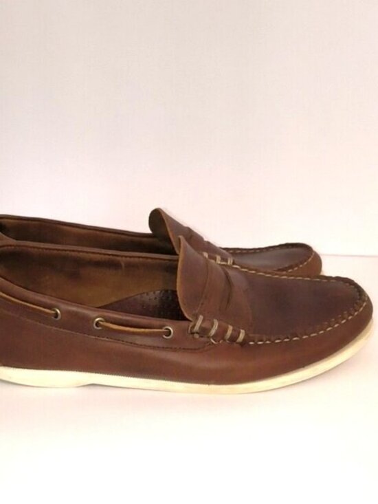 Allen Edmonds Brown Leather Penny Loafers - Kirkwood main image 9